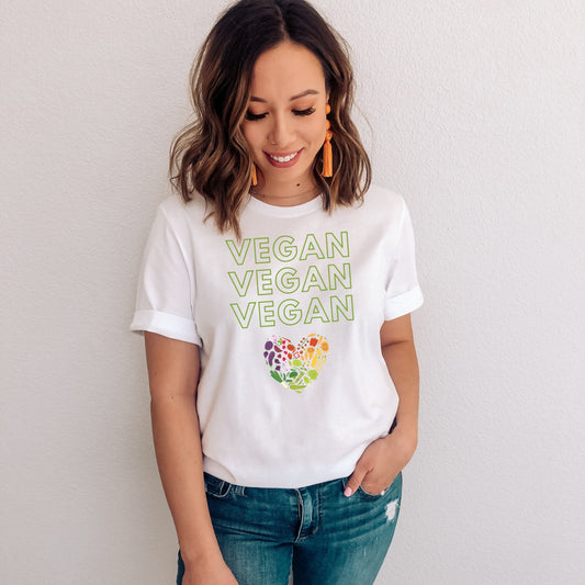 Vegan Tee Shirt, T-Shirt for Vegetarians, Gifts for Vegans, Plant Based T Shirt, Veganism shirt