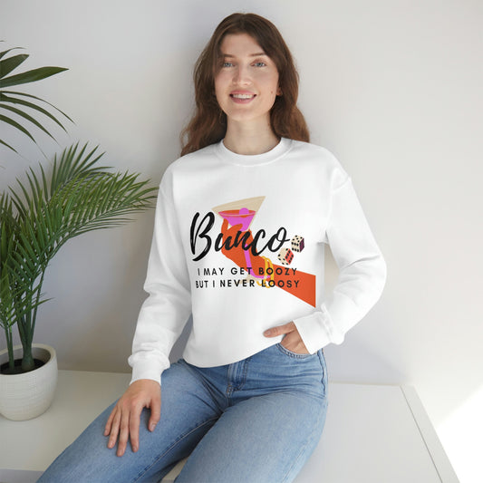 Bunco Gift T Shirt, Mom's gift tee shirt, group bunco players tee shirt, lucky bunco shirtBunco Shirt Heavy Blend™ Crewneck Sweatshirt