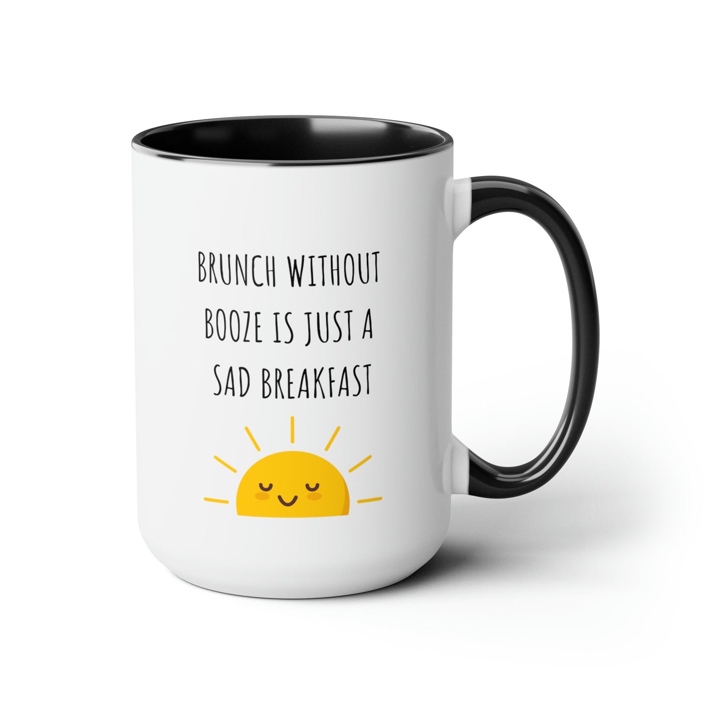 Day Drinking Coffee Mug, Brunch and Booze Coffee Mug, Cute Coffee Mug, Funny Coffee Mug, Gift for Friend, Day Drinking Mug. Co-worker Gift