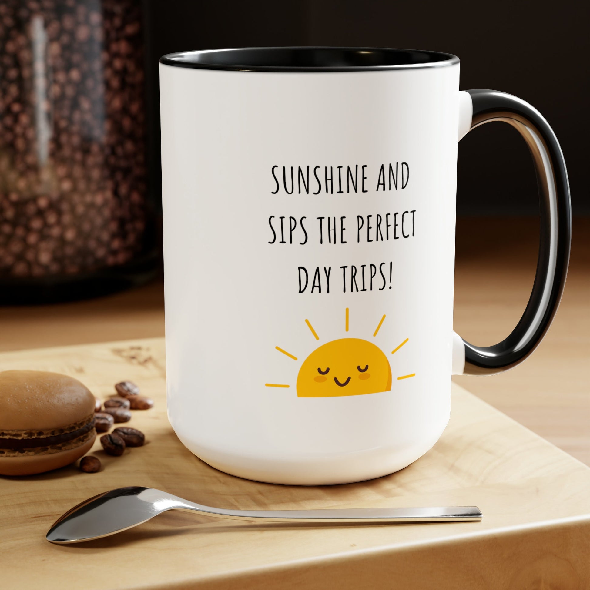 Day Trips Coffee Mug, Day Drinking Mug, Funny Office Mug, Gift for Co-worker, Funny Office Gift, Coffee Lover Gift, Support Day Drinking Mug