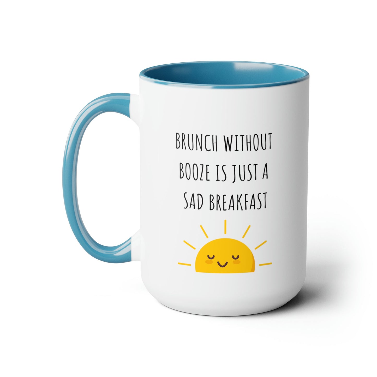 Day Drinking Coffee Mug, Brunch and Booze Coffee Mug, Cute Coffee Mug, Funny Coffee Mug, Gift for Friend, Day Drinking Mug. Co-worker Gift