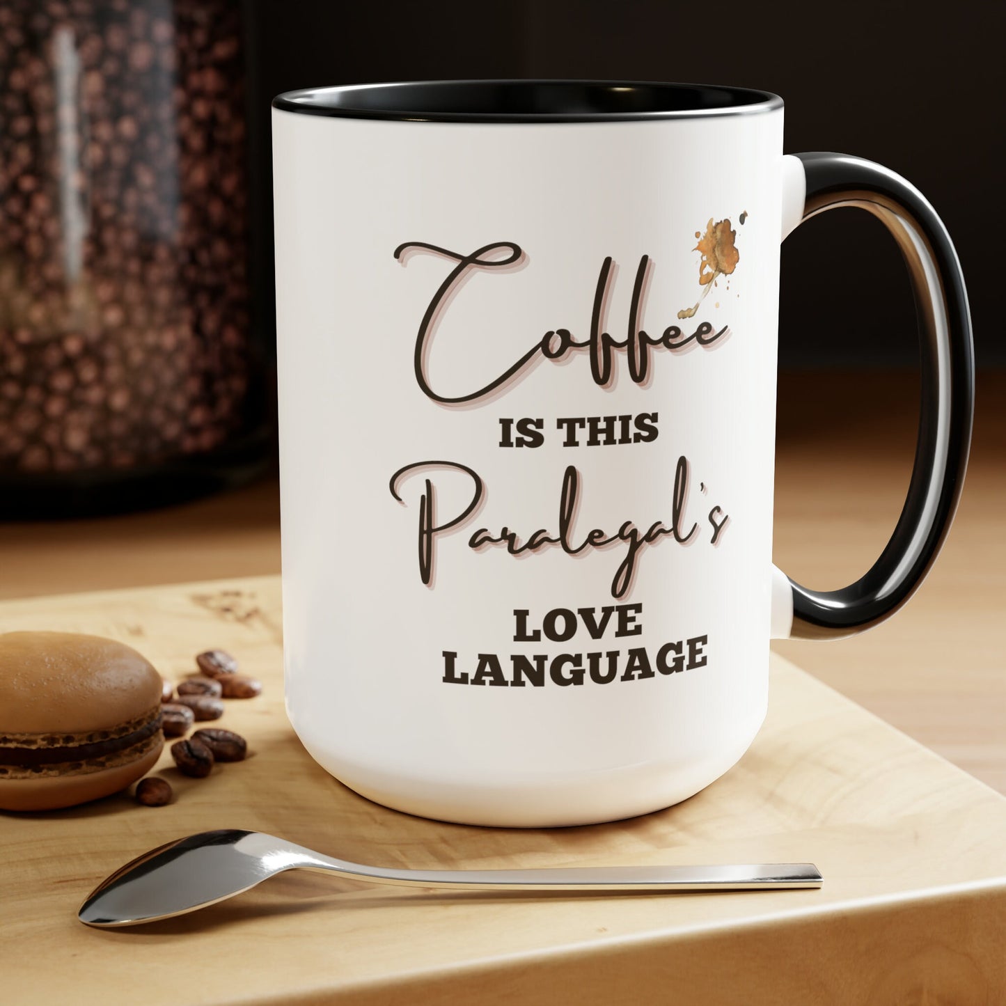 Coffee is this Paralegal's Love Language Mug, Paralegal Coffee Mug, Paralegal Gift, Paralegal Mug, Paralegals, Funny Gift for Paralegal