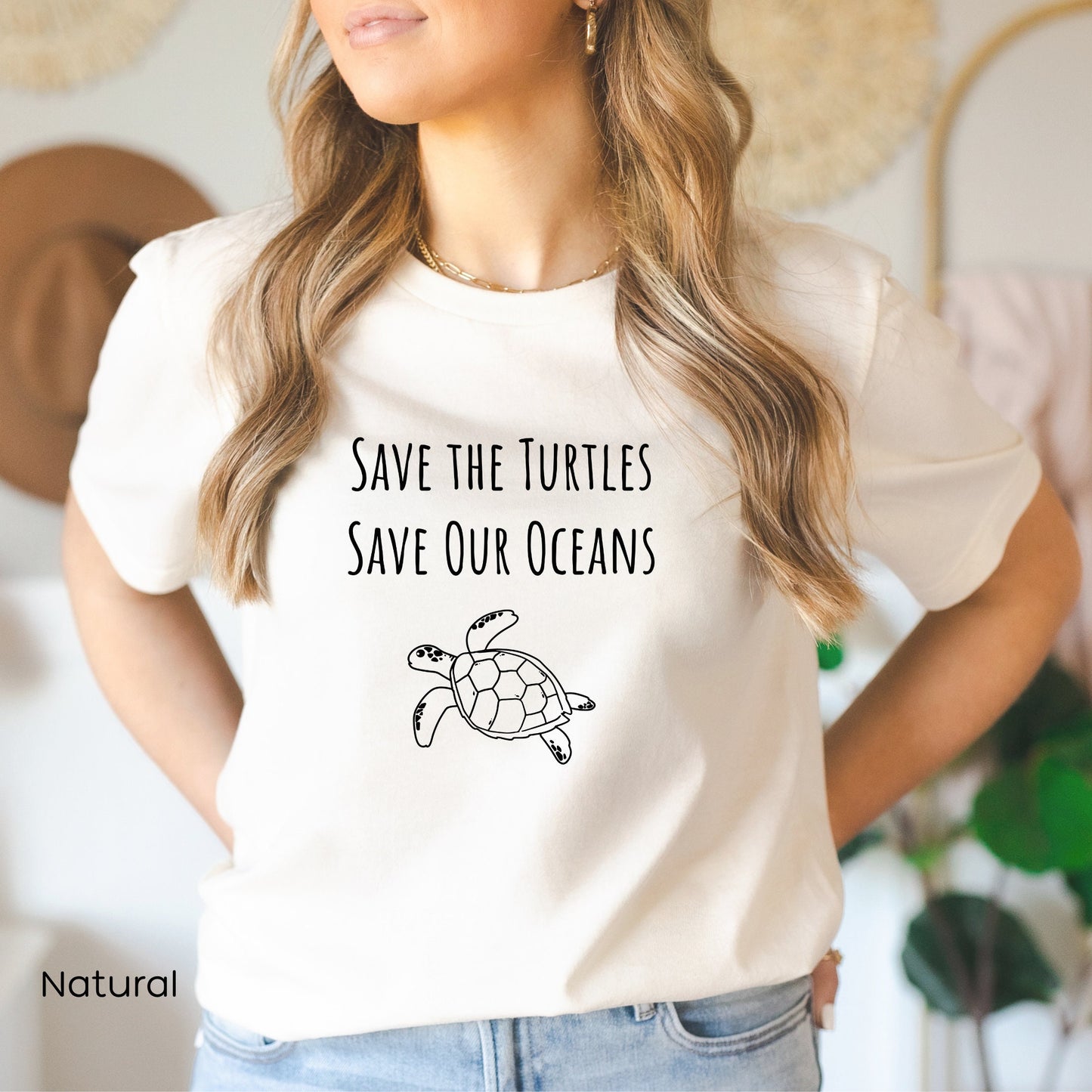 Save the Turtle Tee, Save The Sea Shirt, Save the Turtles T shirt, Save The Ocean, Environmental Activist T-Shirt, Turtle Lover Gifts