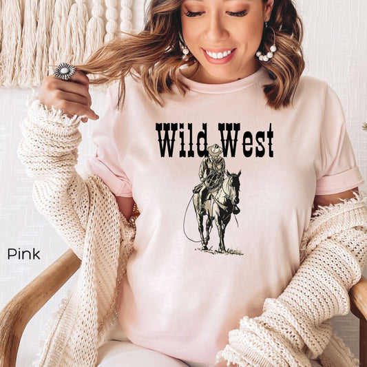 Western Graphic Tees, Cowgirl T-shirt, Women's Graphic Tee, Crew Neck T-shirt, Rodeo Shirt, Funny T-shirt, Country T-shirt, Summer T-shirt