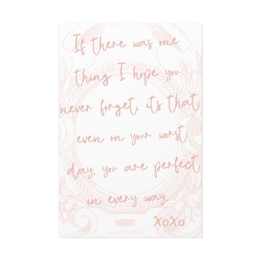 Handwritten Letter Art Print Inspirational Love Letter