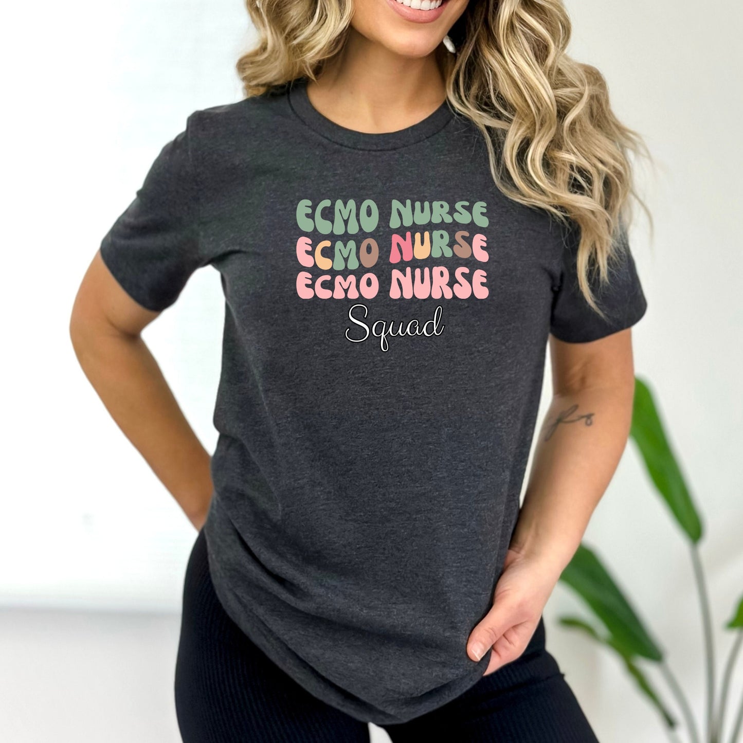 Retro ECMO Nurse Squad T-Shirt, Tee Shirt for ECMO Nurse ECMO Nurse Gift, ECMo Nurse Gift Tee Shirt, T Shirt for ECMo Nurse