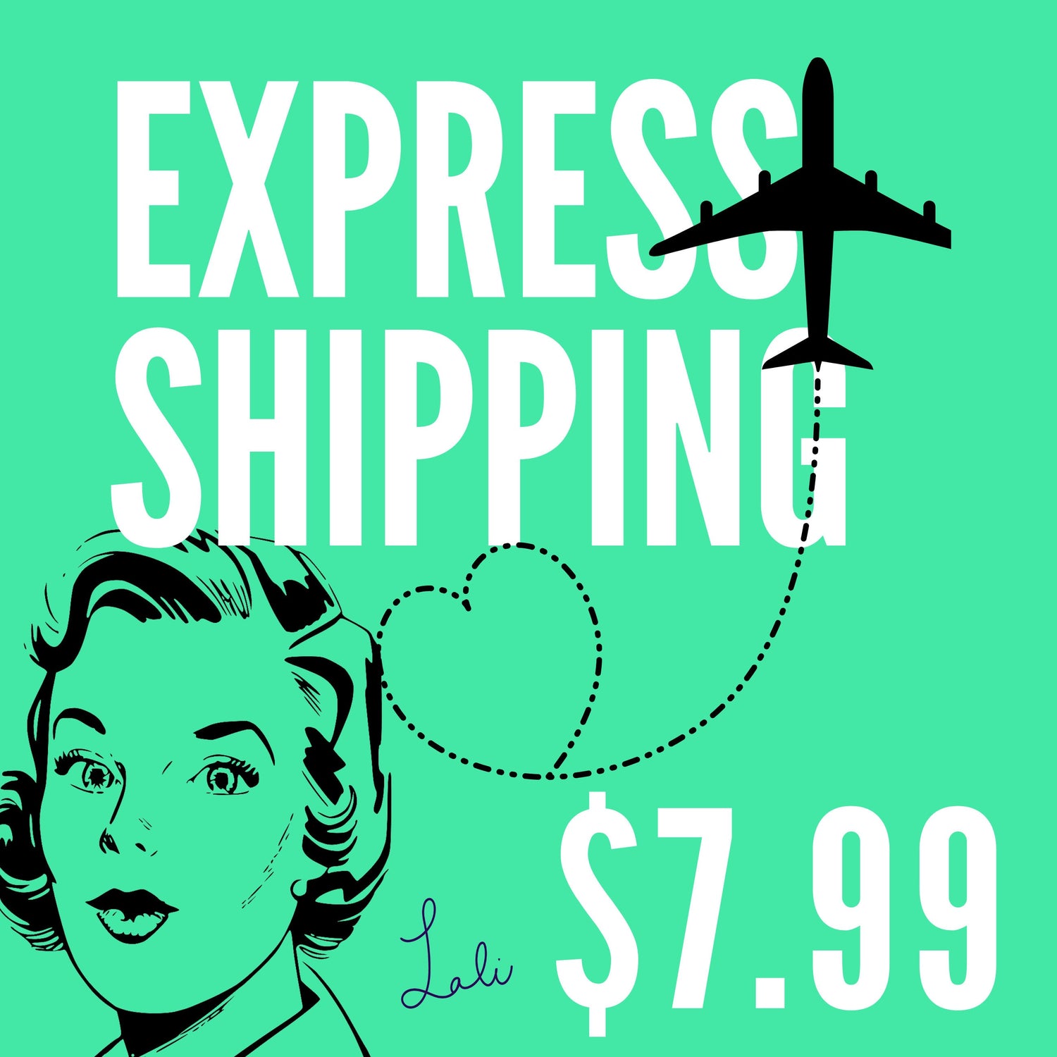 Express Shipping Option -Expedited Two Day Shipping (After Processing)