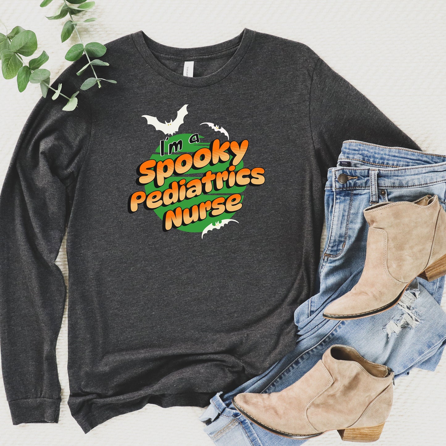 Spooky Pediatric Halloween Nurse Shirt, Spooky Peds Nurse Shirt, Pediatric Nurse Shirt, PICU Nurse Shirt, Peds Nurse Gift, Pediatric T Shirt