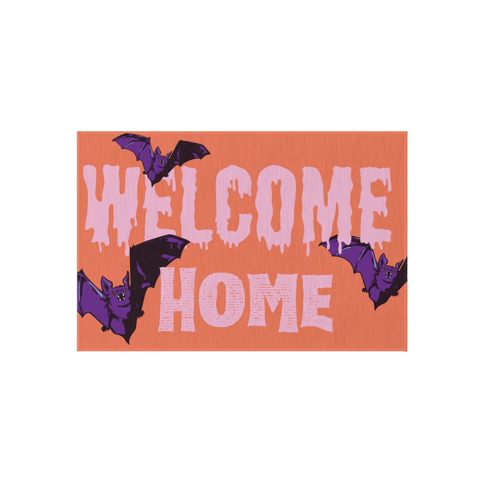 Spooky Halloween Door Mat: Customizable Option with Your Family Name for a Personalized Touch Welcome Doormat